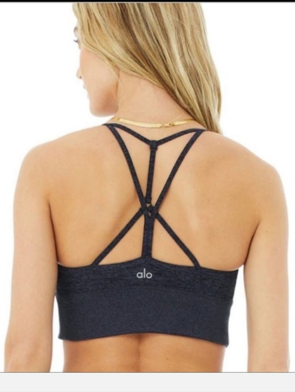 ALO Yoga Strappy Seamless Bralette - Black